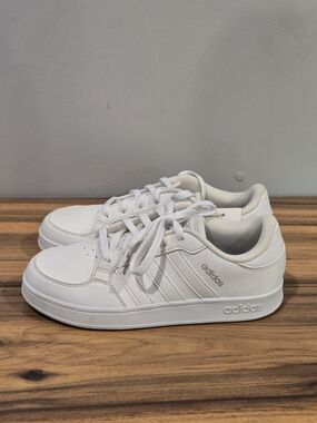 Adidas White Classic Low-Top Sneakers